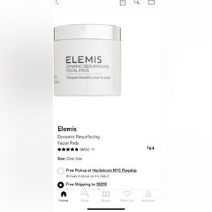 Brand new Elemis facial resurfacing pads